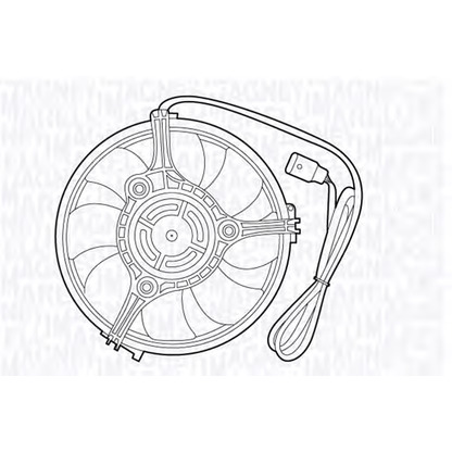 Photo Fan, radiator MAGNETI MARELLI 069422467010