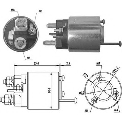 Foto Elettromagnete, Motore d'avviamento MAGNETI MARELLI 940113050066