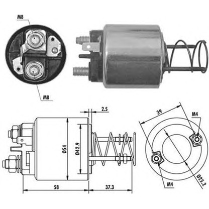 Zdjęcie Włącznik elektromagnetyczny, rozrusznik MAGNETI MARELLI 940113050383