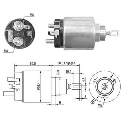 Foto Magnetschalter, Starter MAGNETI MARELLI 940113050406