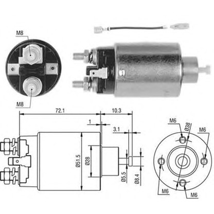 Foto Interruptor magnético, estárter MAGNETI MARELLI 940113050443