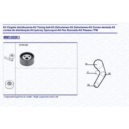 Photo Kit de distribution MAGNETI MARELLI 341310051101