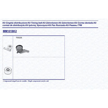 Photo Kit de distribution MAGNETI MARELLI 341310181102