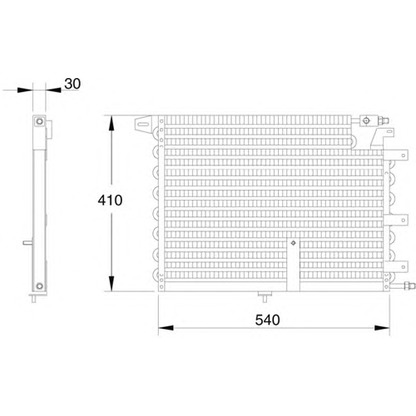 Photo Condenser, air conditioning WAECO 8880400040