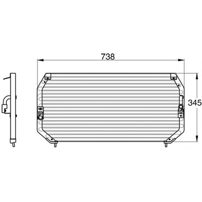 Photo Condenser, air conditioning WAECO 8880400101