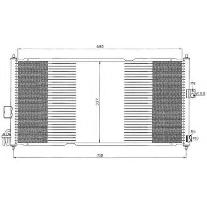 Photo Condenser, air conditioning WAECO 8880400274