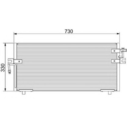 Photo Condenser, air conditioning WAECO 8880400183