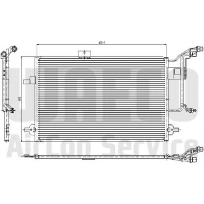 Photo Condenser, air conditioning WAECO 8880400154