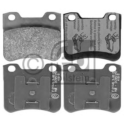 Photo Brake Pad Set, disc brake FEBI BILSTEIN 116041