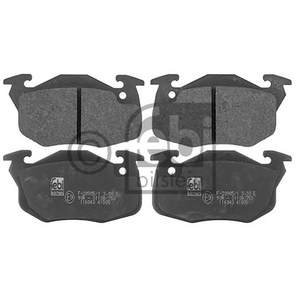 Photo Brake Pad Set, disc brake FEBI BILSTEIN 116043