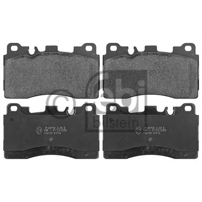 Photo Brake Pad Set, disc brake FEBI BILSTEIN 116139