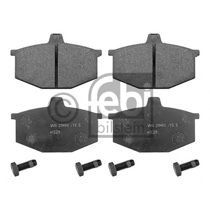 Photo Brake Pad Set, disc brake FEBI BILSTEIN 116181