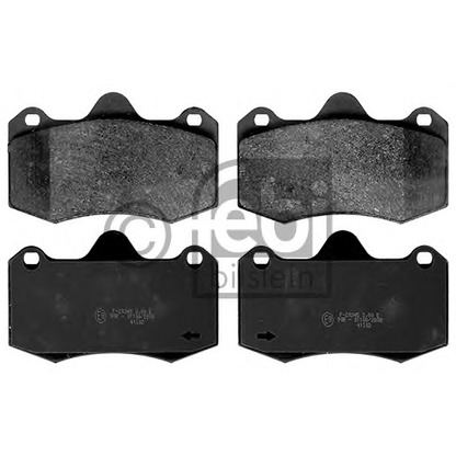 Photo Brake Pad Set, disc brake FEBI BILSTEIN 116207