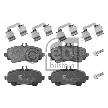 Photo Brake Pad Set, disc brake FEBI BILSTEIN 16374