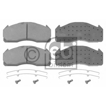 Photo Brake Pad Set, disc brake FEBI BILSTEIN 16545