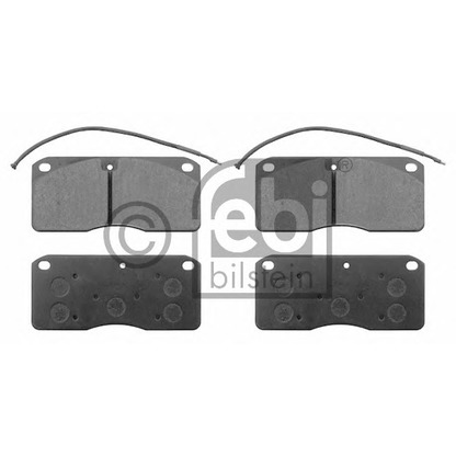 Photo Brake Pad Set, disc brake FEBI BILSTEIN 16572