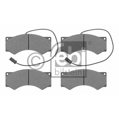 Photo Brake Pad Set, disc brake FEBI BILSTEIN 16593