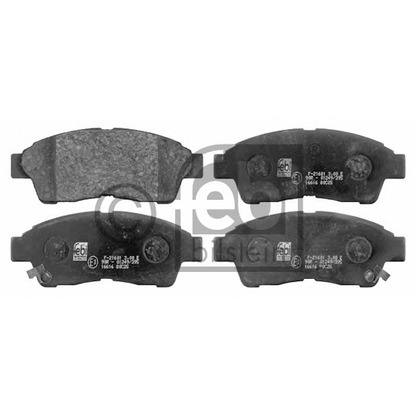 Photo Brake Pad Set, disc brake FEBI BILSTEIN 16616