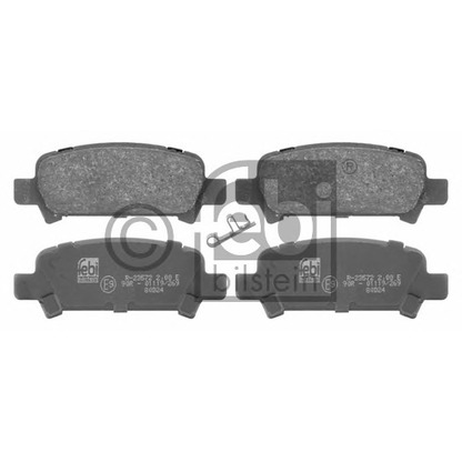 Photo Brake Pad Set, disc brake FEBI BILSTEIN 16659