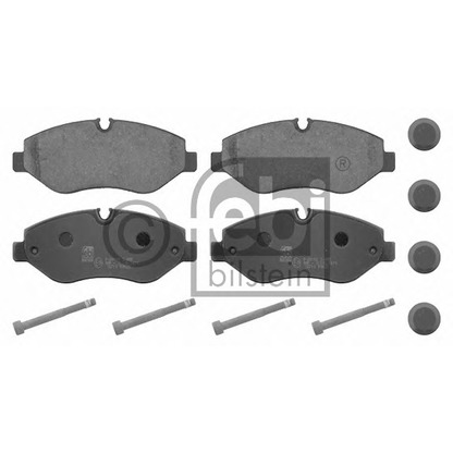 Photo Brake Pad Set, disc brake FEBI BILSTEIN 16710