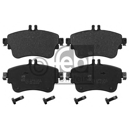 Photo Brake Pad Set, disc brake FEBI BILSTEIN 16869