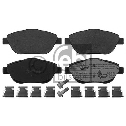 Photo Brake Pad Set, disc brake FEBI BILSTEIN 16888