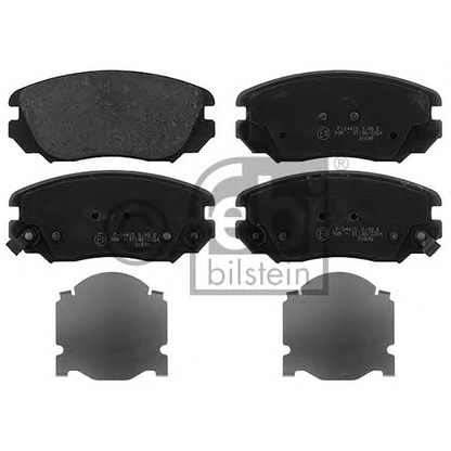 Photo Brake Pad Set, disc brake FEBI BILSTEIN 16895