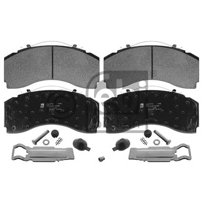 Фото Комплект тормозных колодок, дисковый тормоз FEBI BILSTEIN 16997