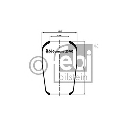 Photo Boot, air suspension FEBI BILSTEIN 20762