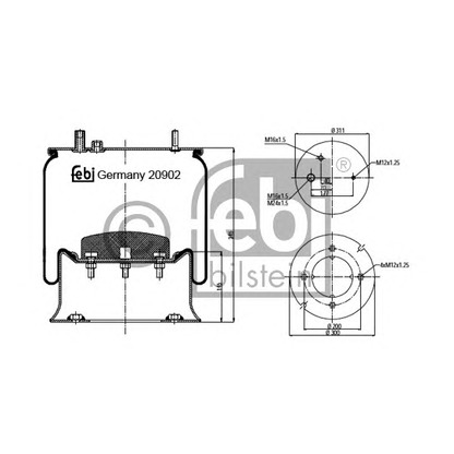 Foto Fuelle, suspensión neumática FEBI BILSTEIN 20902