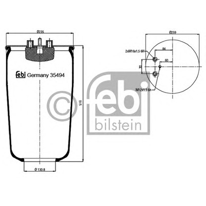 Foto Fuelle, suspensión neumática FEBI BILSTEIN 35494