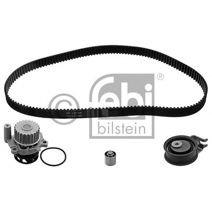 Photo Pompe à eau + kit de courroie de distribution FEBI BILSTEIN 45115